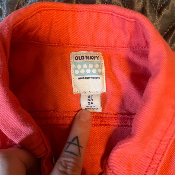 EUC Old Navy Denim Jacket 5T - Picture 3 of 4